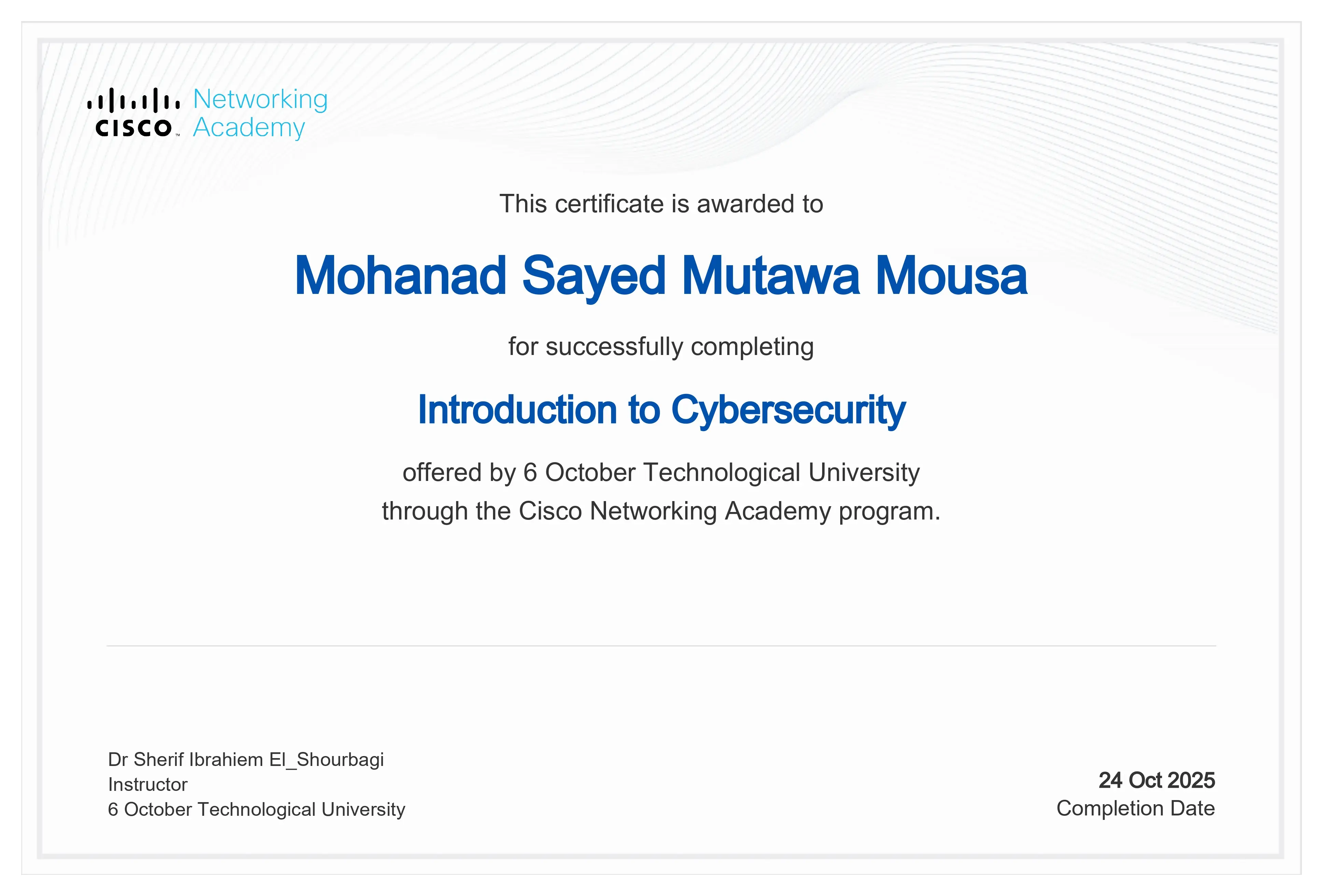Cisco Cybersecurity Intro